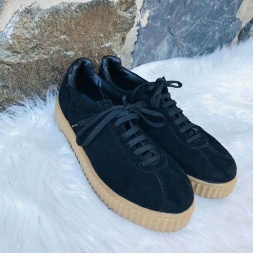 Topshop Calypso Suede Platform Lace Up Creepers size 40 (10)